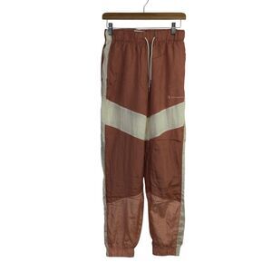 Champion Track Pants Woven Chalk White/Timeless Coral/Peach Size Blue S
